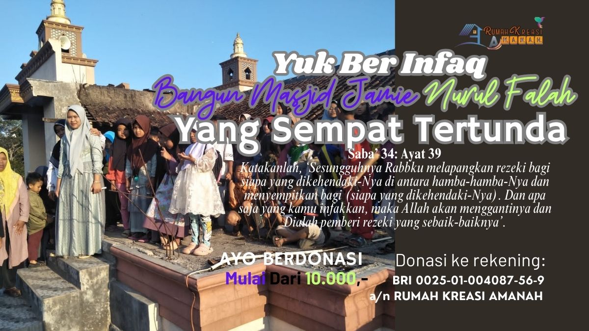 PERBAIKAN MASJID YANG SEMPAT TERTUNDA