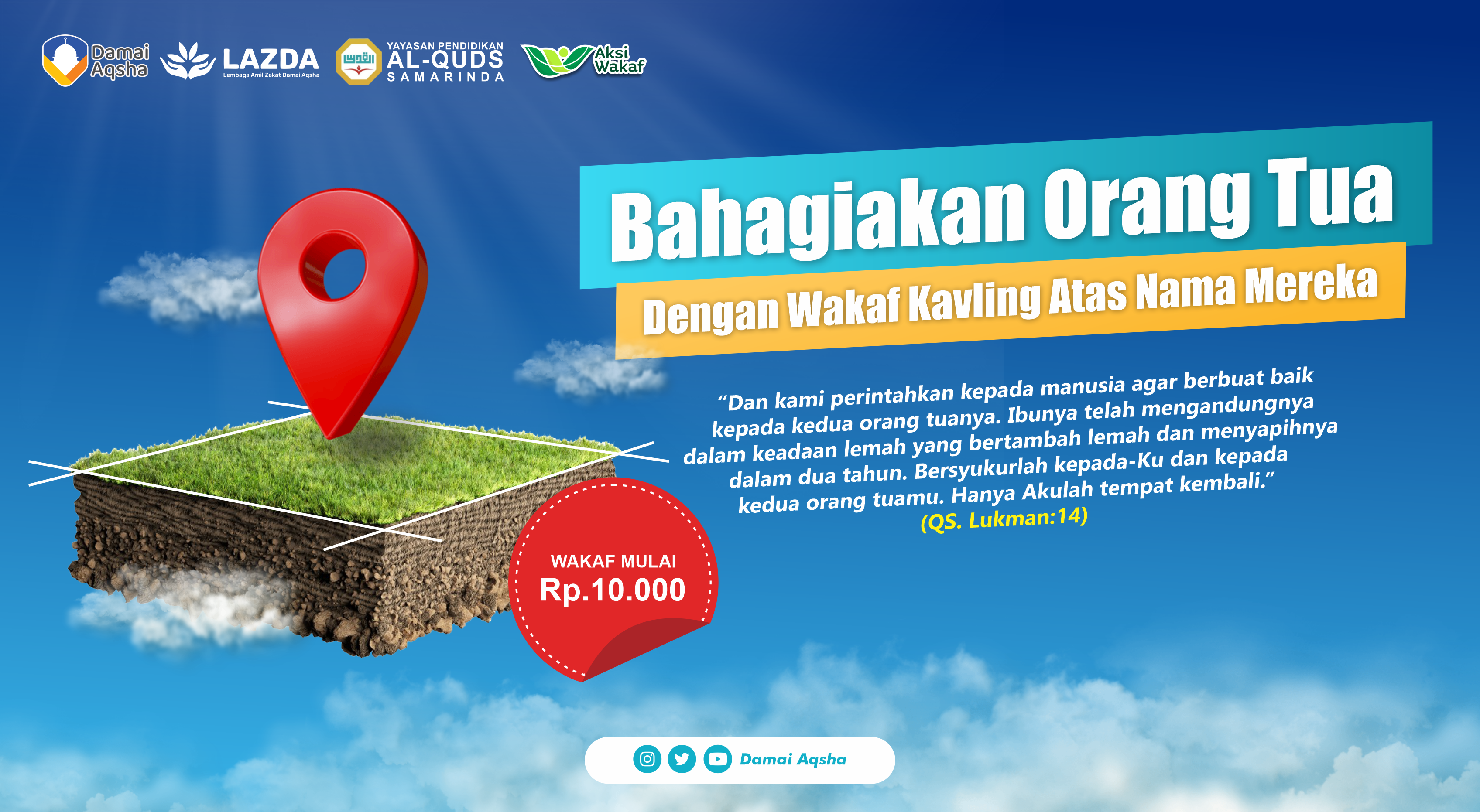 wakaf Jariyah kebaikan abadi untuk keluarga dan orangtua