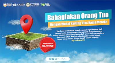 wakaf Jariyah kebaikan abadi untuk keluarga dan orangtua