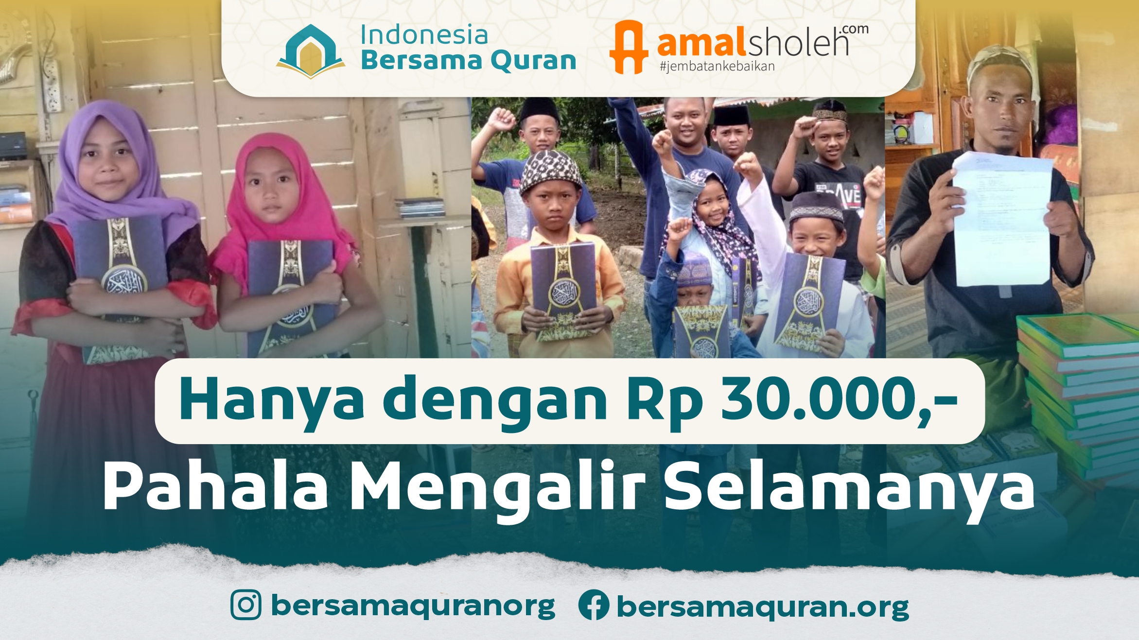 Hanya Dengan Rp30.000 Selamatkan Umat Muslim Indonesia Dengan Al-Quran