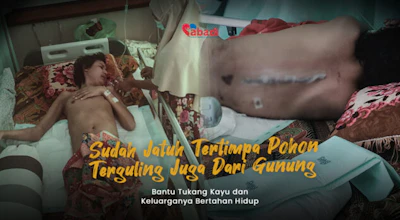 Bantu Suami Istri Berjuang Hidup Setelah Kecelakaan Kerja