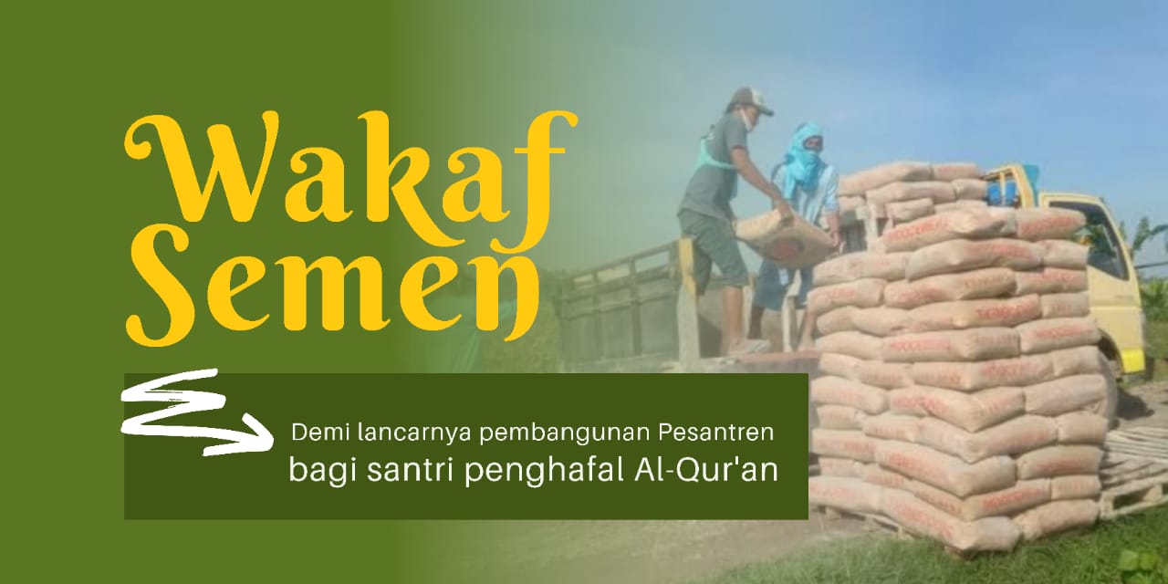 Wakaf semen untuk masjid serta pesantren