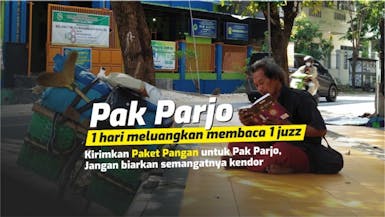 Yuk Kirimkan Paket Pangan untuk Pak Parjo dan Keluarga Prasejahtera Klaten!