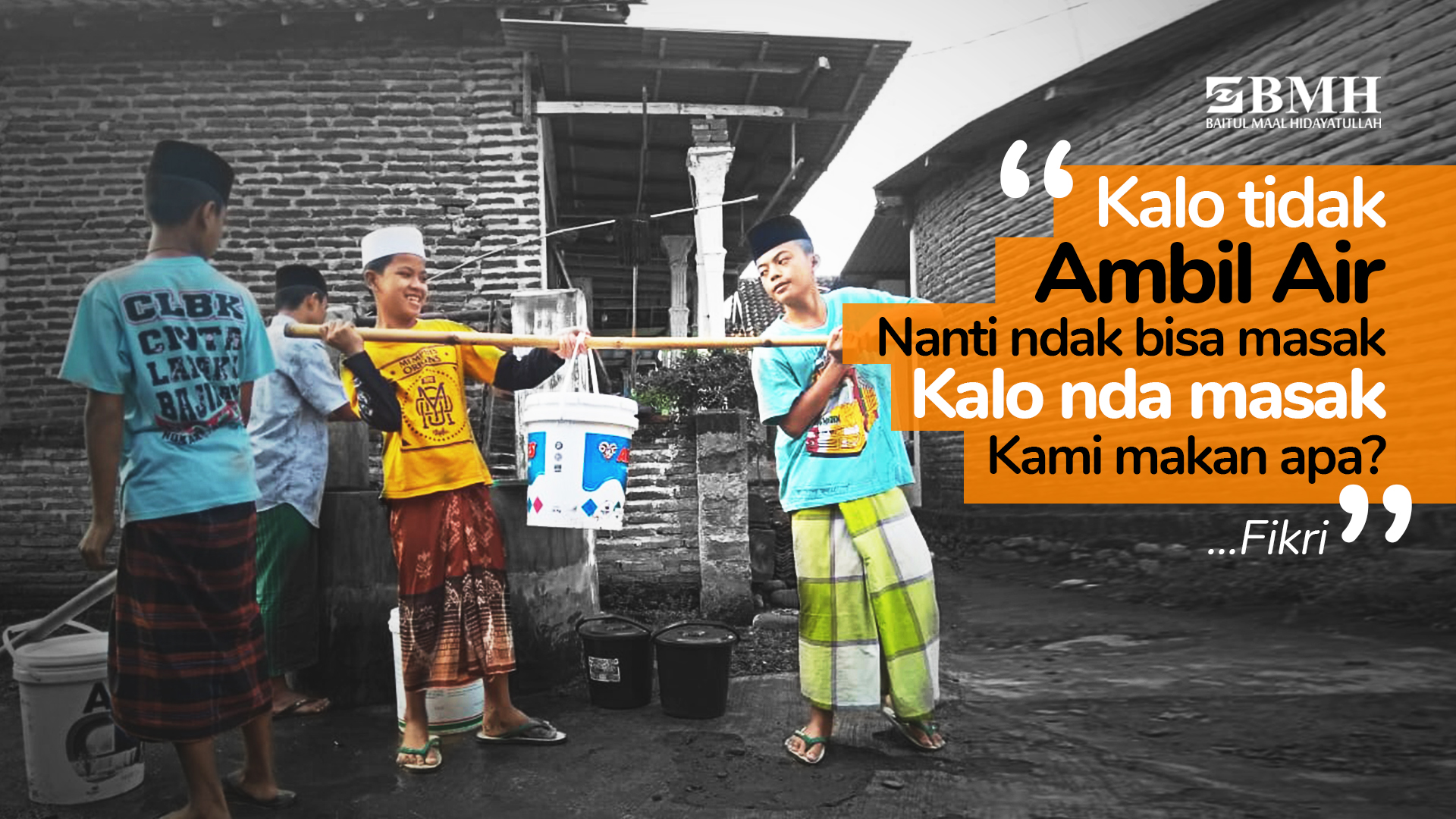 Bangun Sumur untuk Santri Probolinggo