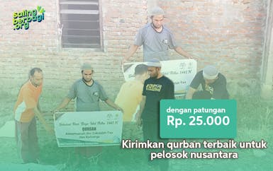 Kirimkan qurban terbaik untuk pelosok nusantara