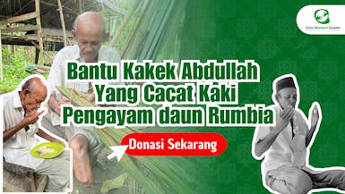 Kaki Cacat, Kakek Abdullah Kesulitan mencari nafkah