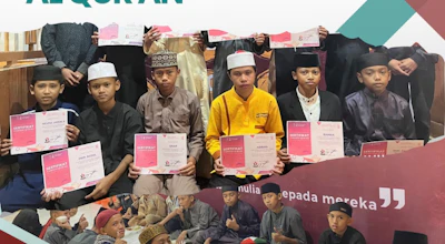 #SEDEKAHJARIYAH - Gerakkan Sedekah Rp 15.000 untuk Yatim dan Dhuafa Santri Penghafal Al-Qur'an