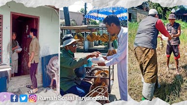 Berbagi Nasi Box untuk Orang Pinggiran