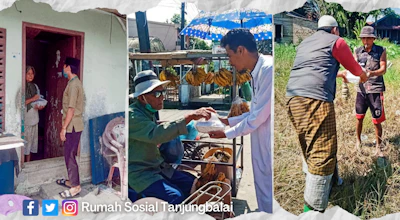 Berbagi Nasi Box untuk Orang Pinggiran