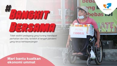 Sedekah untuk Modal Usaha Pedagang Dhuafa