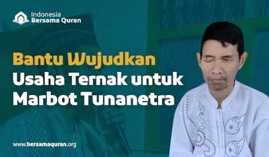 Bantu Ustad Kodiri, Muadzin Dengan Pengelihatan Terbatas