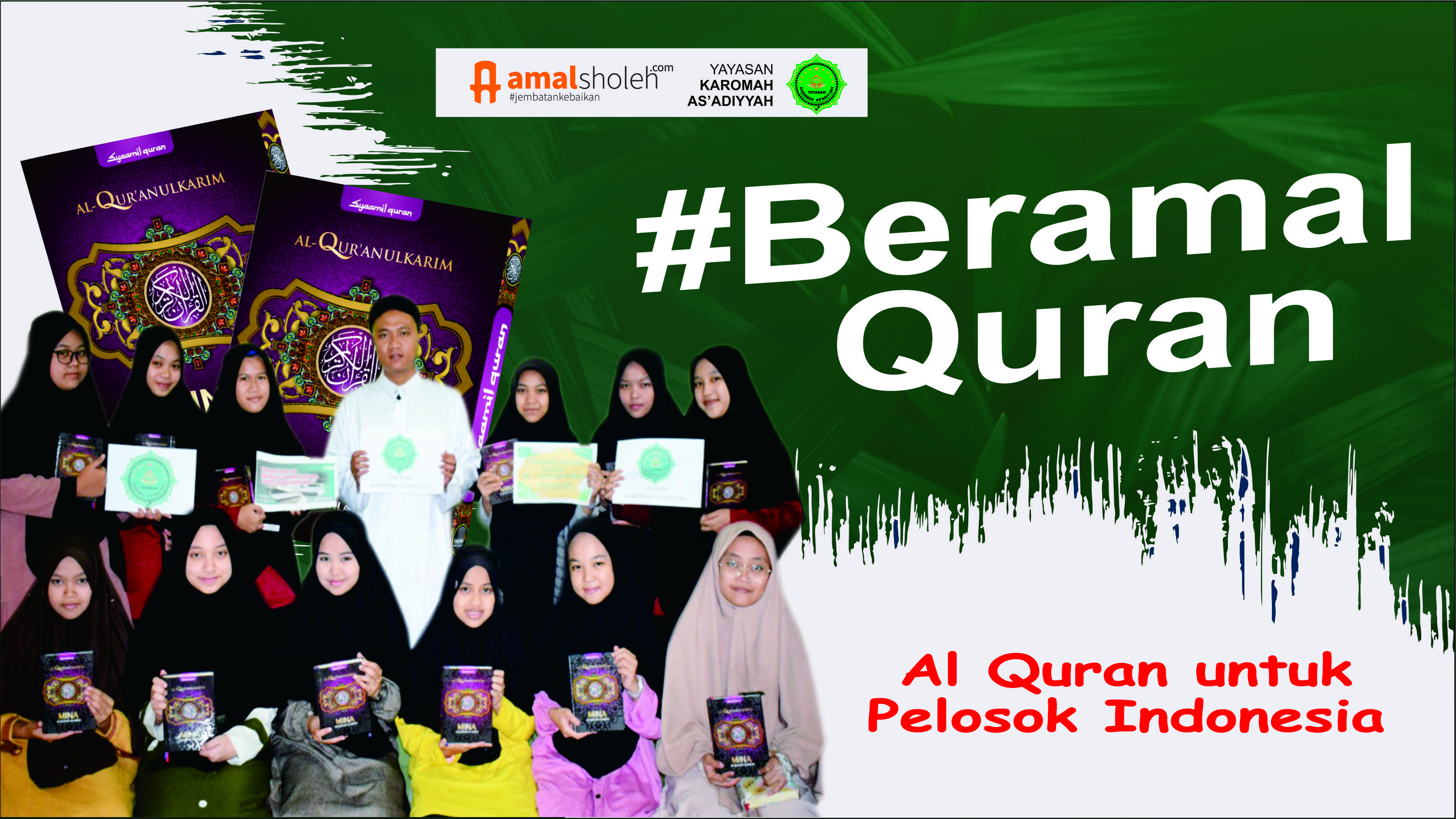 Tidak Mempunyai Al-Quran Layak, Ayo Wakaf Al-Quran Baru untuk Santri, Masjid, Pesantren