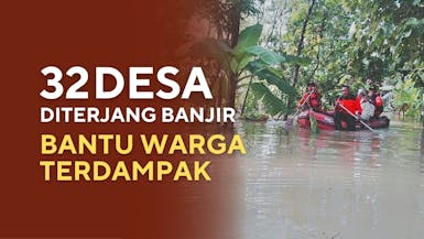 32 Desa di Grobogan di Terjang Banjir, Bantu Warga Terdampak