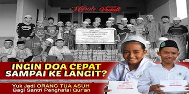 Gerakan Infaq Protein untuk Santri Yatim & Penghafal Al-Qur'an