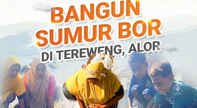 Infak: Bangun Sumur Bor untuk 900 Warga Tereweng Alor NTT ✅
