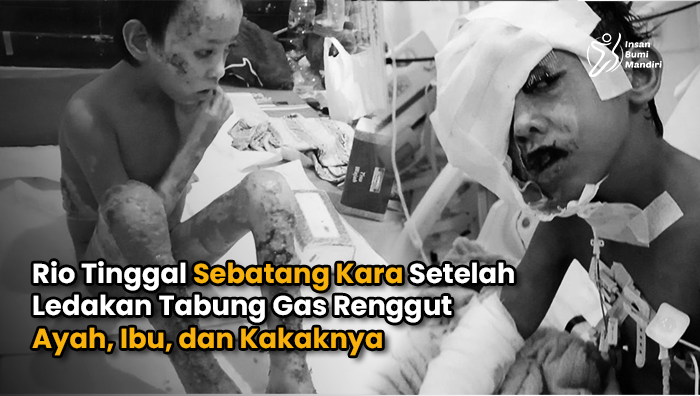 Rio Tinggal Sebatang Kara Setelah Ledakan Tabung Gas Renggut Ayah, Ibu, dan Kakaknya