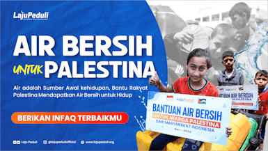 Sedekah Air Untuk Saudara Palestina