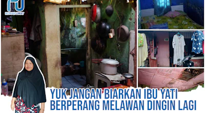 Yuk Bantu Renovasi Rumah Ibu Yati