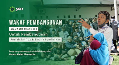 Wakaf Pembangunan untuk Rumah Tahfidz dan Sarana Pendidikan