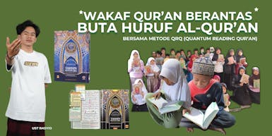 Sedekah Quran Berantas Buta Huruf Al Quran Metode Quantum Reading Quran Bersama Ustadz Rasyid