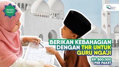 Tebar THR Guru Ngaji