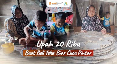 Jadi Buruh Demi Beli Telur: “Biar Cucu Nenek Pintar”