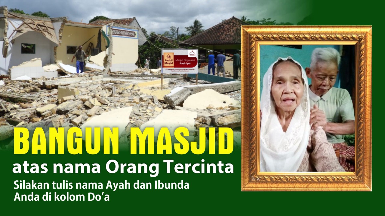 Wakaf Masjid Atas Nama Orang Tua