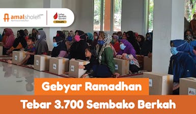 Sedekah Sebar Sembako Berkah Untuk Yatim, Fakir Miskin Dan Penghafal Quran