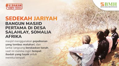Sedekah Jariyah Bangun Masjid pertama di Afrika