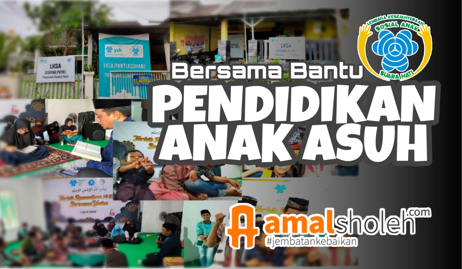 Bantu Biaya Pendidikan Anak Asuh