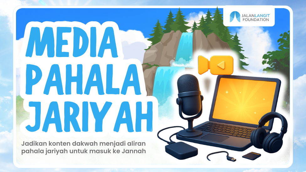 Wakaf Media – Laptop & Mic untuk Dakwah Digital