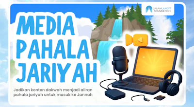 Wakaf Media – Laptop & Mic untuk Dakwah Digital