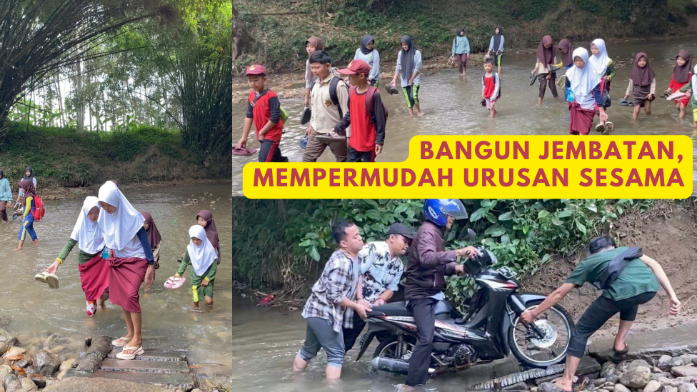 Jembatan untuk 6.000 Warga di Cianjur Selatan
