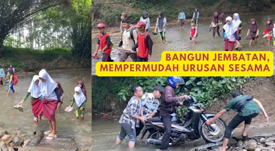 Jembatan untuk 6.000 Warga di Cianjur Selatan
