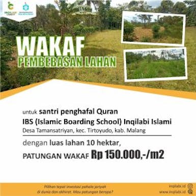 Wakaf Lahan - Wakaf Tanah Pesantren - Pesantren Tahfidz Al Ayyubi Dampit Malang