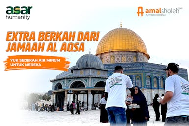 Sedekah Air Minum Jamaah Masjid Al-Aqso