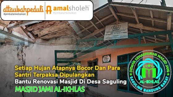 BANTU BANGUN MASJID JAMI AL-IKHLAS