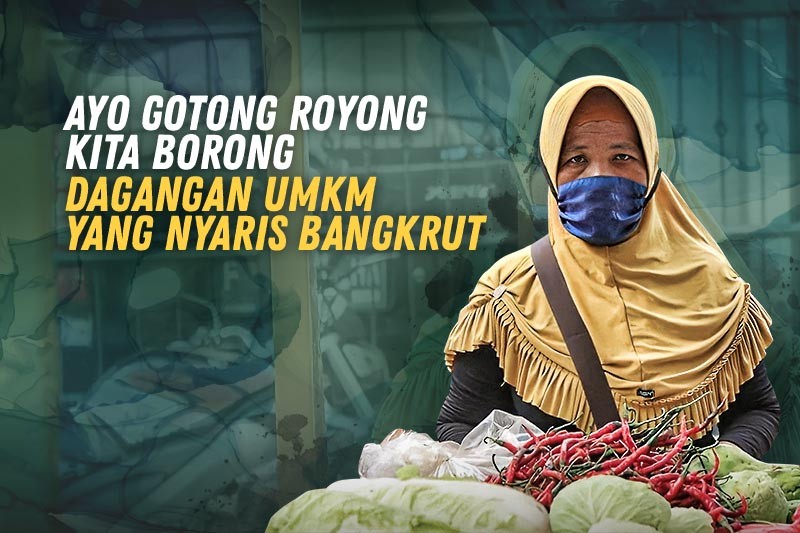 Nyaris Bagkrut, Borong Habis Warung Mbah Satinem