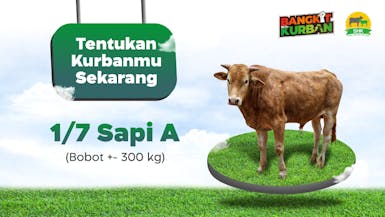 Bangkit Berkurban : Kurban 1/7 Sapi Super