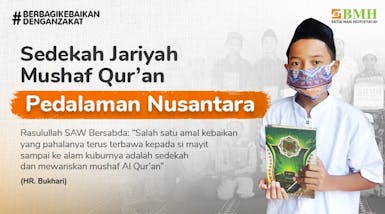 Berbagi 8.000 Al-Quran untuk Muslim Pedalaman Indonesia