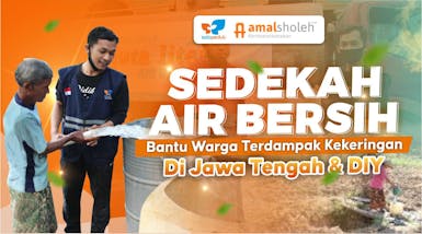 Sedekah Air Bersih Bantu Warga Terdampak Kekeringan