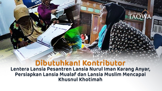 Bantu Bangun Pesantren Lansia Nurul Iman Karanganyar