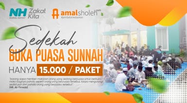 Ambil Pahala Buka Puasa Santri