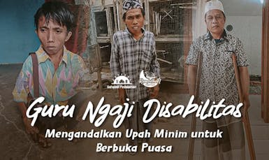 THR untuk Guru Ngaji Disabilitas di Pedalaman