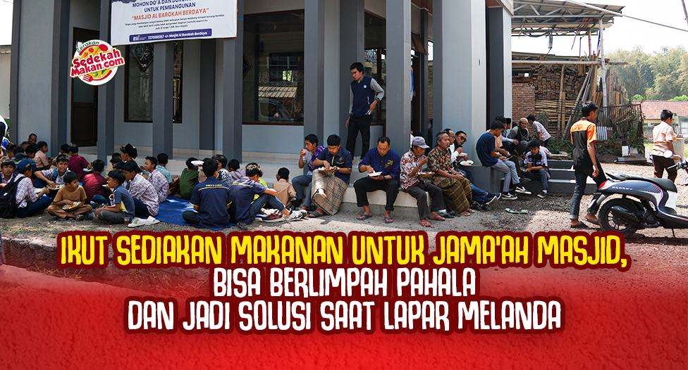 Makan makan di Masjid