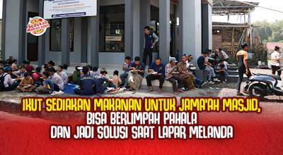 Makan makan di Masjid