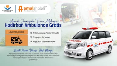 Amal Jariyah Terus Melaju, Hadirkan Wakaf Mobil Ambulance Gratis