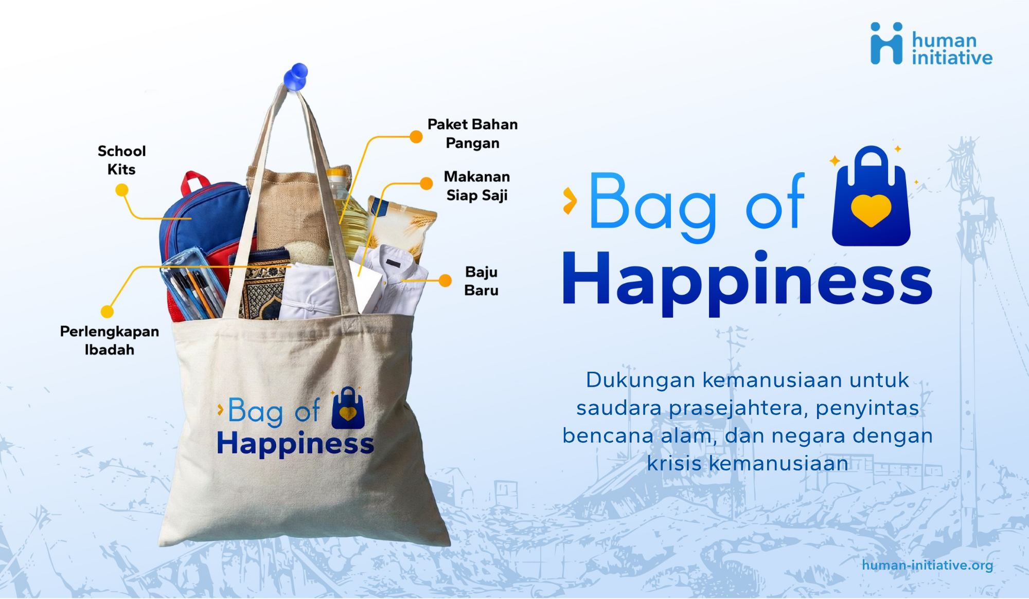 Kirim Bag of Happiness ke Sumatra dan Pelosok Indonesia