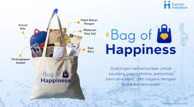 Kirim Bag of Happiness ke Sumatra dan Pelosok Indonesia