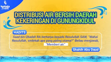 Distribusi Air Bersih ke Daerah Kekeringan di Gunungkidul